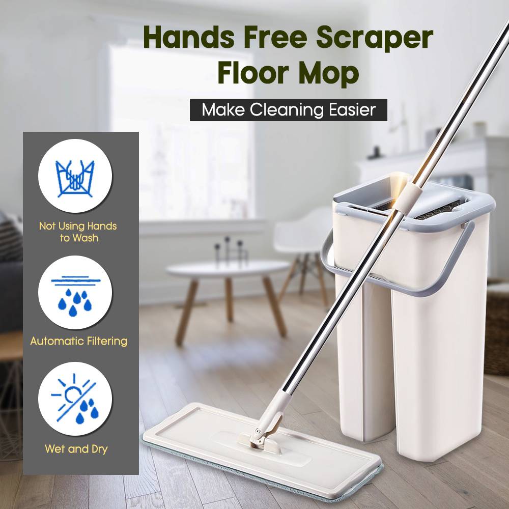 Scratch bucket mop