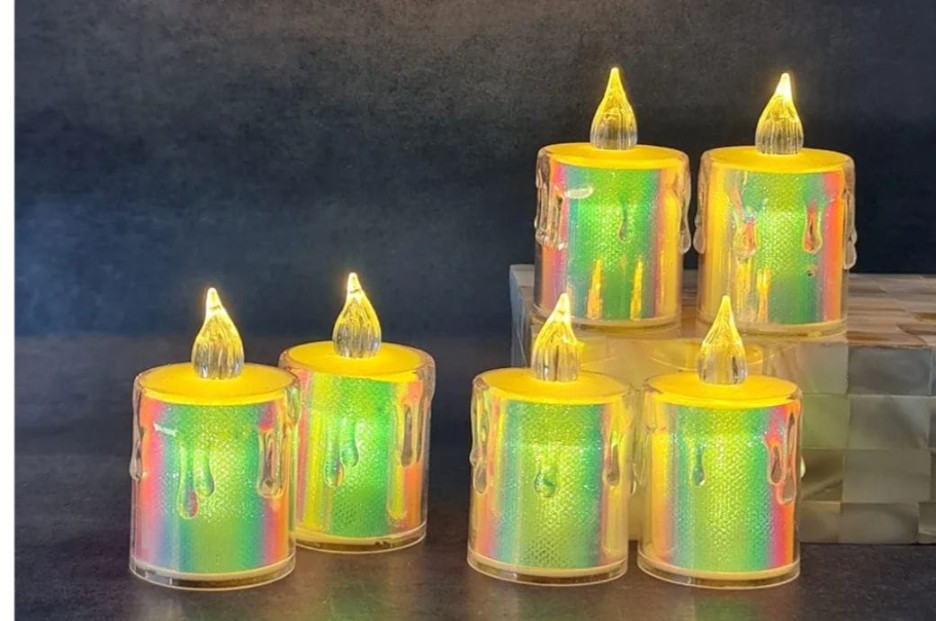 Luxury Rainbow Ice Candle Model 2 ( Set of 24 ) 25rs each