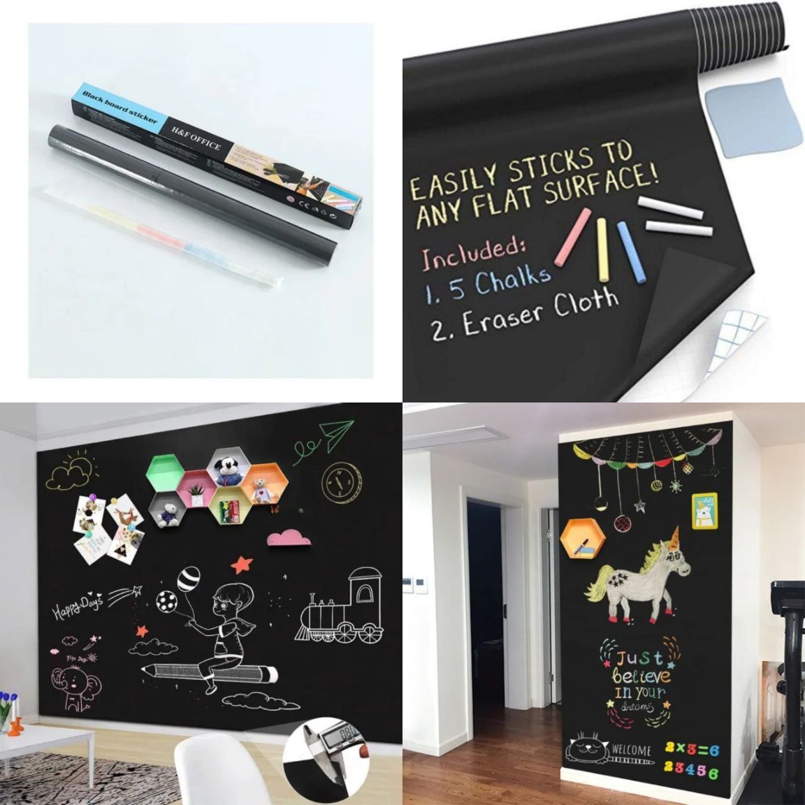 Black Board Sticker