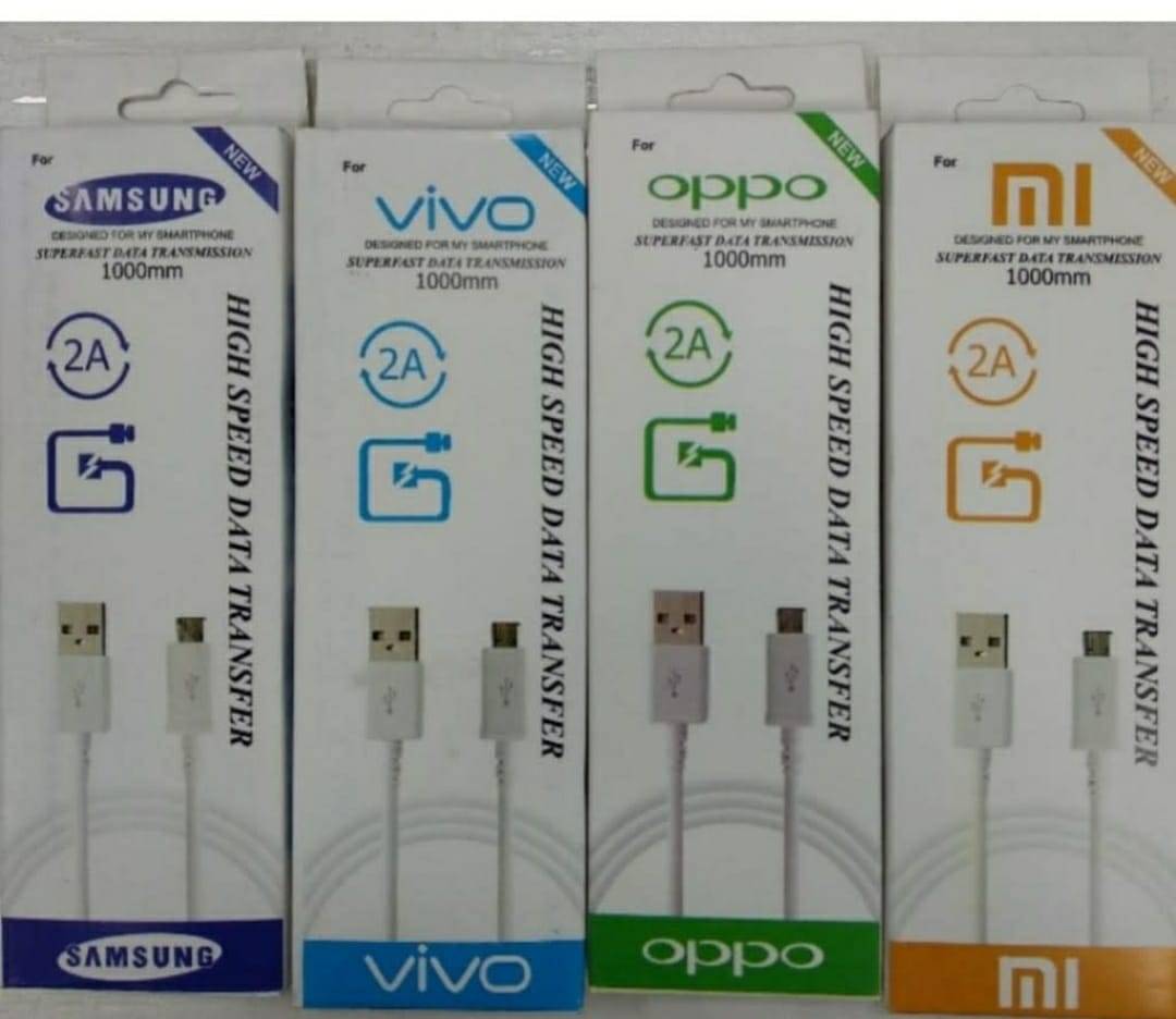 Samsung MI Vivo oppo data cable in box packing