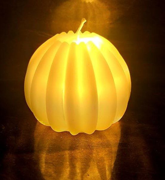 Luxury Fancy modak led smokeless candle single piece ( mix design)