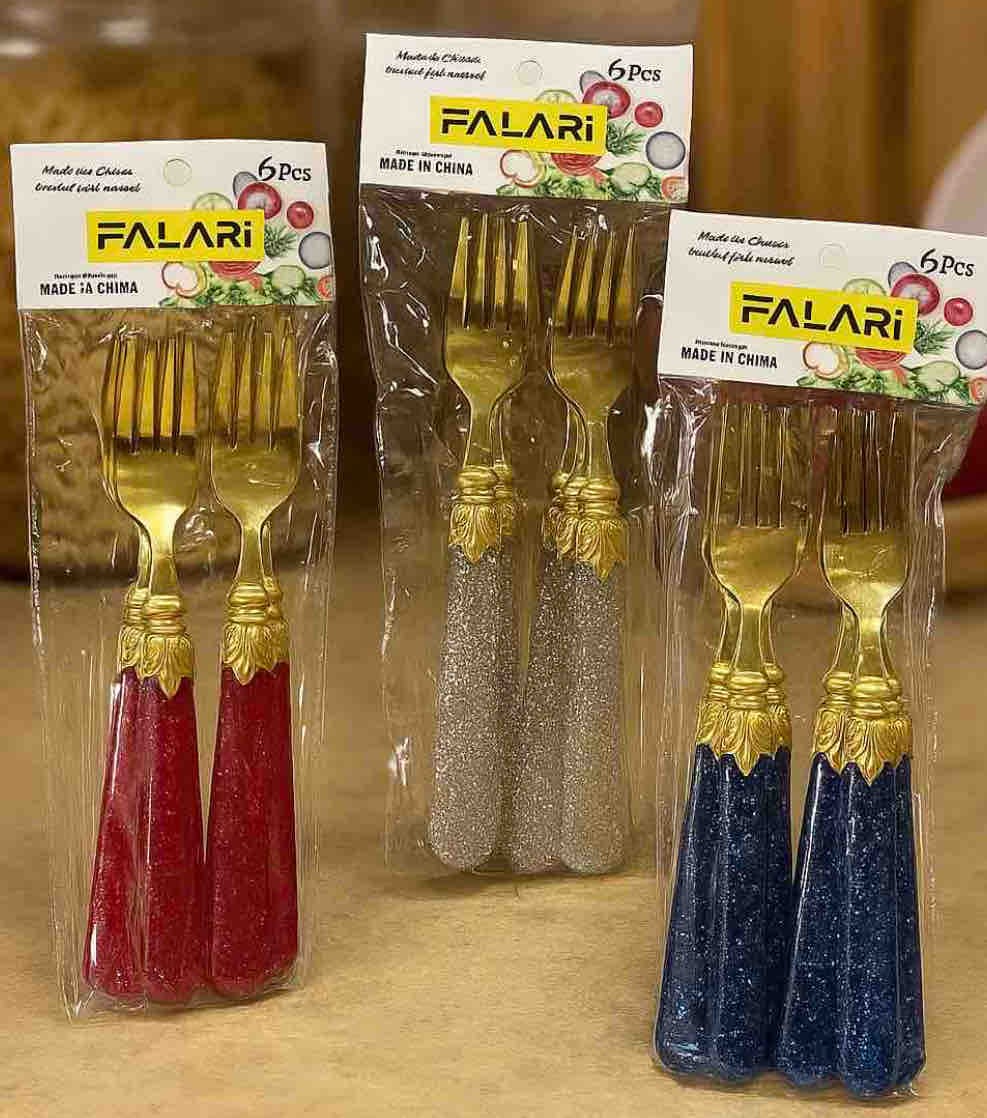 Premium Golden fork ( 6 piece set )