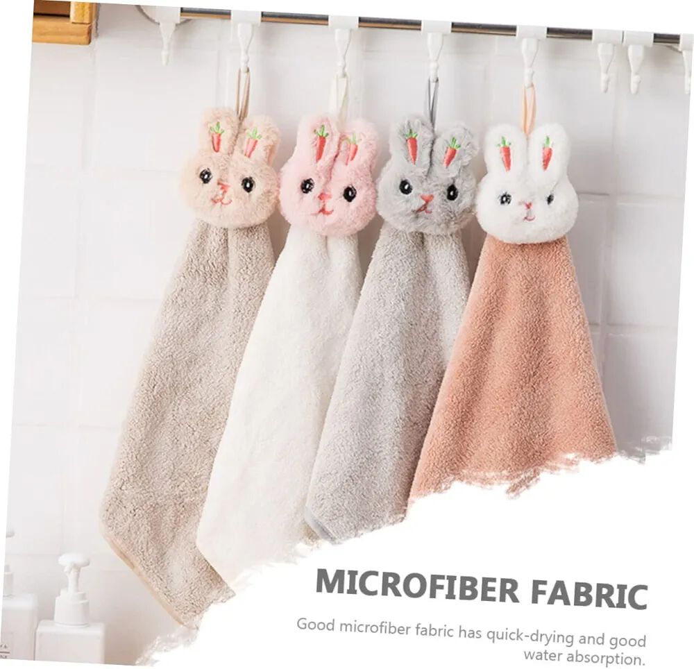Fancy design microfiber Rabbit hand towel
