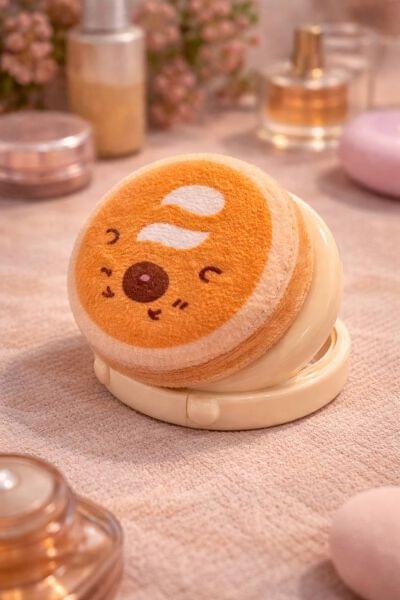 New burger shape folding mirror comb